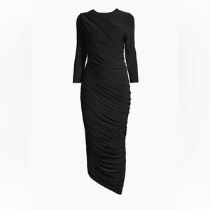 Norma Kamali Black Long Sleeve Dress